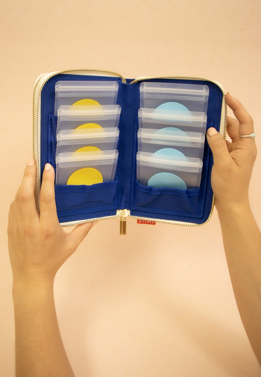 Vital Purse - Moon | Includes 14 Vital Pill Pouches